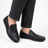 Mocassins Homme Cuir Aéré Été