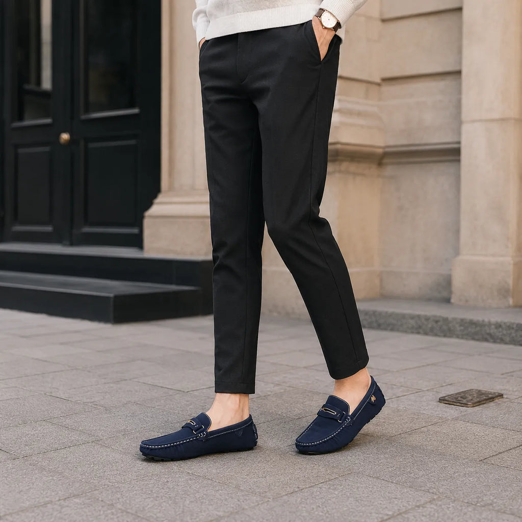 Mocassins Coloré Cuir Automne