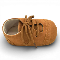 Mocassins Bébé Daim Lacets Franges