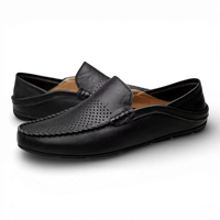 Mocassins Homme Cuir Italien Respirant