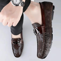 Mocassins Homme Cuir Respirant Driving