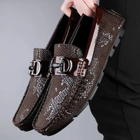 Mocassins Homme Cuir Respirant Driving