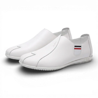 Mocassins Homme Cuir Blanc